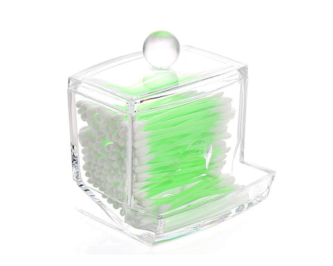 Acrylic Clear Cotton Swab Holder