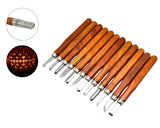 Wood Carving Tools Set of 12 Chisels and Gouges for Beginners