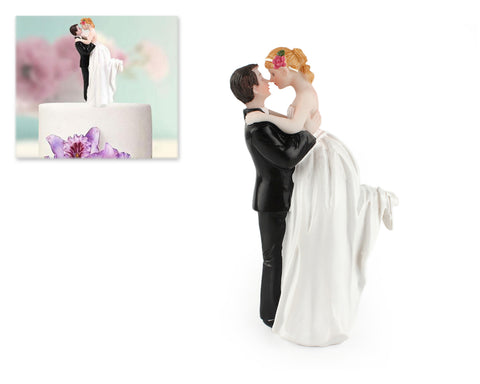 Bride and Groom Cake Topper Cake Figurine for Wedding Cake Decoration