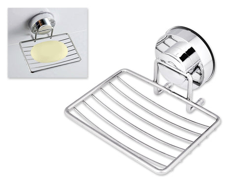 Stainless Steel Soap Holder with Suction