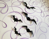 3D Wall Decal Bats Halloween Decoration 24 Pieces Wall Stickers