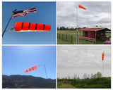 Aviation Windsock with Reflective Bands Airfield Wind Sock