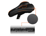 Bike Seat Cushion Comfortable Gel Padded Bicycle Saddle Cover - Black