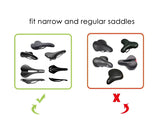 Bike Seat Cushion Comfortable Gel Padded Bicycle Saddle Cover - Black