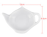 Teapot Shaped Teabag Holder Set of 4