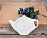 Teapot Shaped Teabag Holder Set of 4