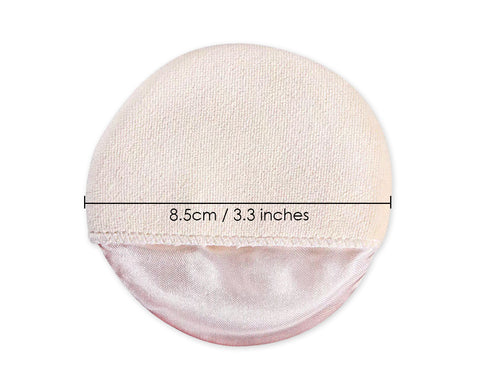 Powder Puff 4 Pieces Pure Cotton Makeup Puffs with Strap