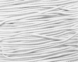 Elastic Cord 1.0 mm Beading Thread Stretch String Craft Cord - White