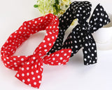 Cute Bow Headband 2 Pieces Dots Headband