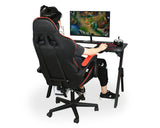 Gaming Chair Office Chair with Headrest and Lumbar Pillow - Red