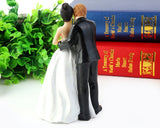 Bride and Groom Cake Topper Cake Figurine for Wedding Cake Decoration