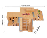 Fingerboard Skatepark Skate Park Kit for Finger Skateboard