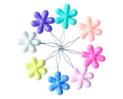 Needle Threaders 20 Pieces Flower Shaped Plastic Hand Sewing Kit