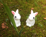 10 Pieces Rabbit Figurines for Garden, Party Decorations