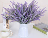 Artificial Lavender 4 Pieces Artificial Flowers for Home Decoration