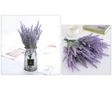 Artificial Lavender 4 Pieces Artificial Flowers for Home Decoration