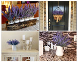 Artificial Lavender 4 Pieces Artificial Flowers for Home Decoration