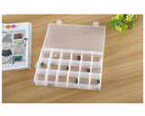 Jewelry Box 36 Grids Clear Plastic Organizer Box for Jewelry Storage