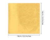 Leaf Imitation 300 Sheets Gold Leaf Silver Gilding Leaf Rose Gold Foil Sheets