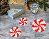 Floor Stickers 12 Pieces Floor Decals with 3 Sizes for Christmas Party Decor