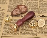 Wax Seal Stamp Set with Wooden Handle