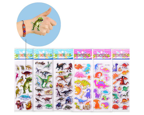 Dinosaur Stickers for Kids 50 Pieces 3D Puffy Stickers