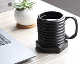 300ml Screw Shape Ceramic Coffee Mug