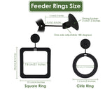 Fish Feeding Ring 2 Pieces Floating Food Feeders for Aquarium and Fish Tank
