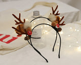 Deer Antler Headband Reindeer Hair Band for Christmas Party