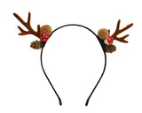 Deer Antler Headband Reindeer Hair Band for Christmas Party