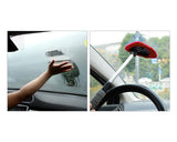 Car Windshield Window Cleaner Tool with Extendable Handle and 4 Cleaning Covers