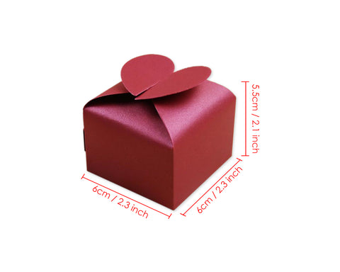 Wedding Favor Boxes 50 Pieces Paper Candy Boxes Gift Boxes