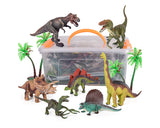 Dinosaur Figures with Jungle Play Mat and Trees Playset