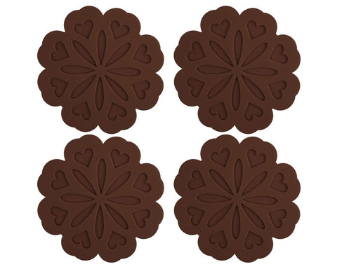 Silicone Pot Holder 4 Pieces Heat Resistant Hot Pad for Hot Pots and Pans