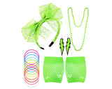 80s Costume Accessories Set for 80s 90s Theme Party
