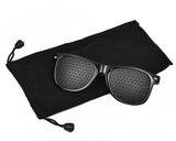 Prevention Glasses Black Pinhole Glasses for Vision Correction