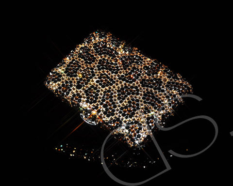 Leopardo Swarovski Crystallized Cigarette Case