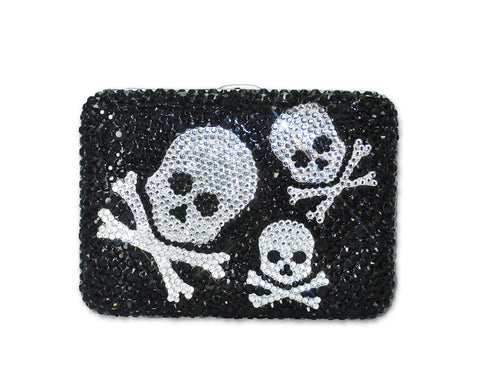 Mercury Skeleton Swarovski Crystallized Cigarette Case