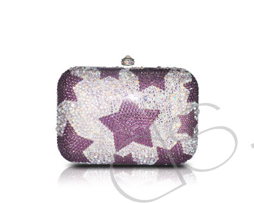 Twinkle The One Crystal Clutch Bag - 12.5cm
