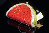 Watermelon Bling Swarovski Crystal Clutch Bag - 17.7cm