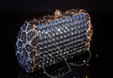Cubical Leopard Crystallized Clutch - 14.6cm
