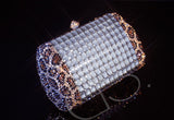 Cubical Leopard Crystallized Clutch - 14.6cm