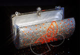 Bello Butterfly Crystal Clutch Bag - 14.5cm