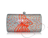 Bello Butterfly Crystal Clutch Bag - 14.5cm