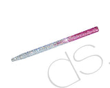 Graphite Swarovski Crystallized Long Ball Pen - Pink
