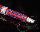 Belca Stripe Swarovski Crystallized Mid-Size Ball Pen