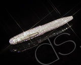 Classic Swarovski Crystallized Mid-Size Ball Pen - Silver