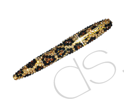 Leopardo Swarovski Crystallized Mid-Size Ball Pen