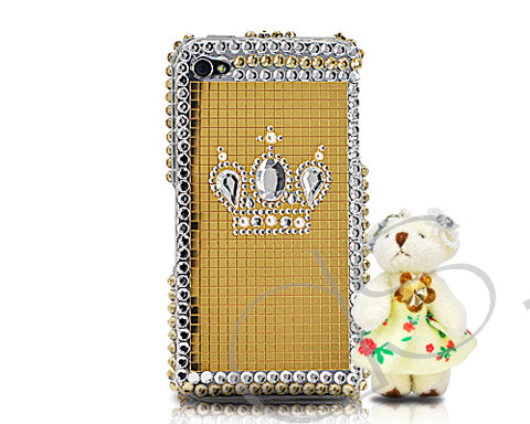 Decora Series iPhone 4 and 4S Crystal Case - Special Bear Gold