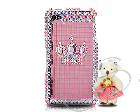 Decora Series iPhone 4 and 4S Crystal Case - Special Bear Pink